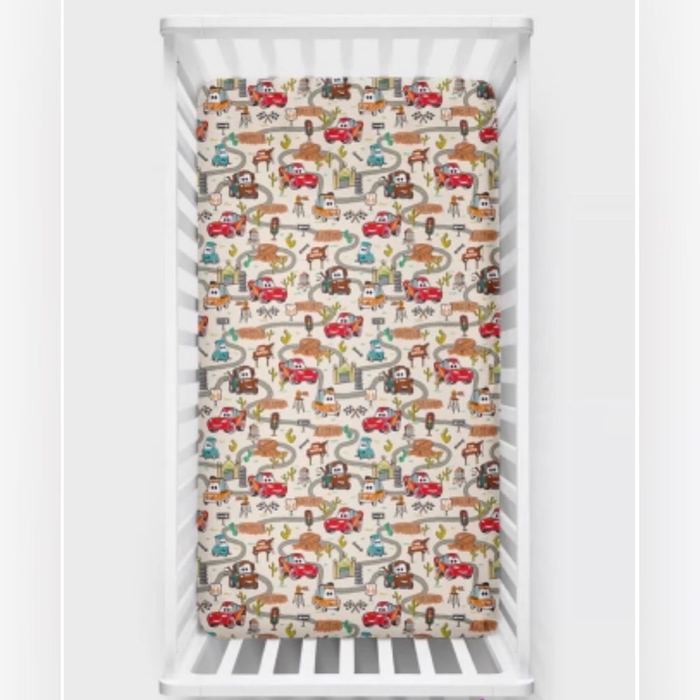 Radiator Springs Little Sleepies Crib sheet